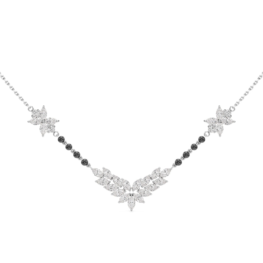 Aarohi Marquise Elegance Diamond Mangalsutra
