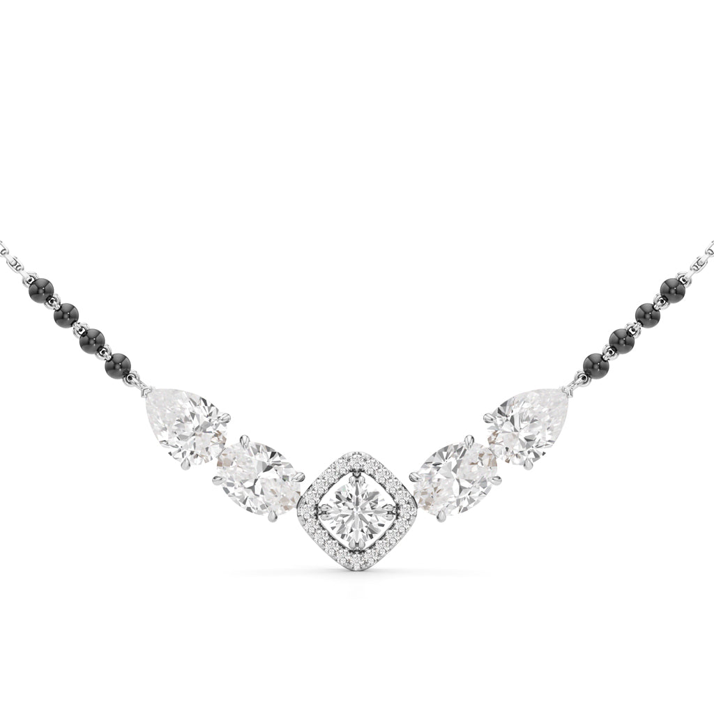 Regal Bloom Diamond Mangalsutra