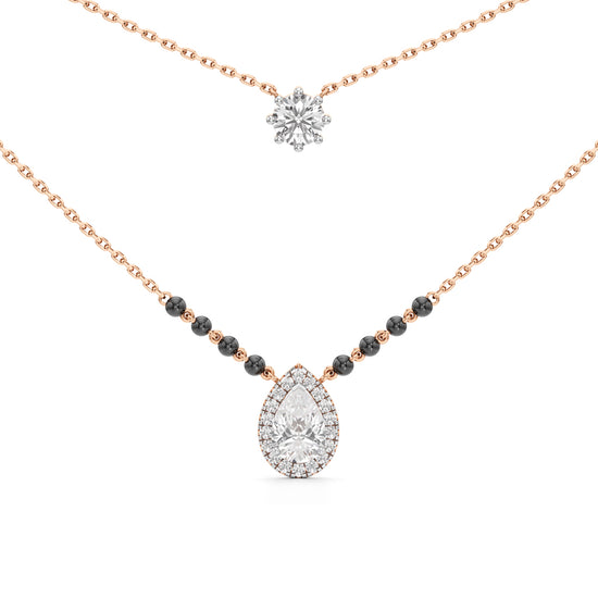 Velura Dual-Layer Diamond Mangalsutra
