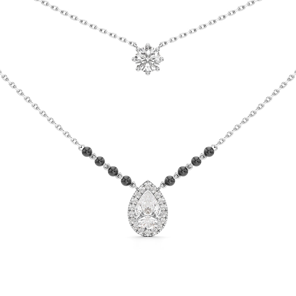 Velura Dual-Layer Diamond Mangalsutra