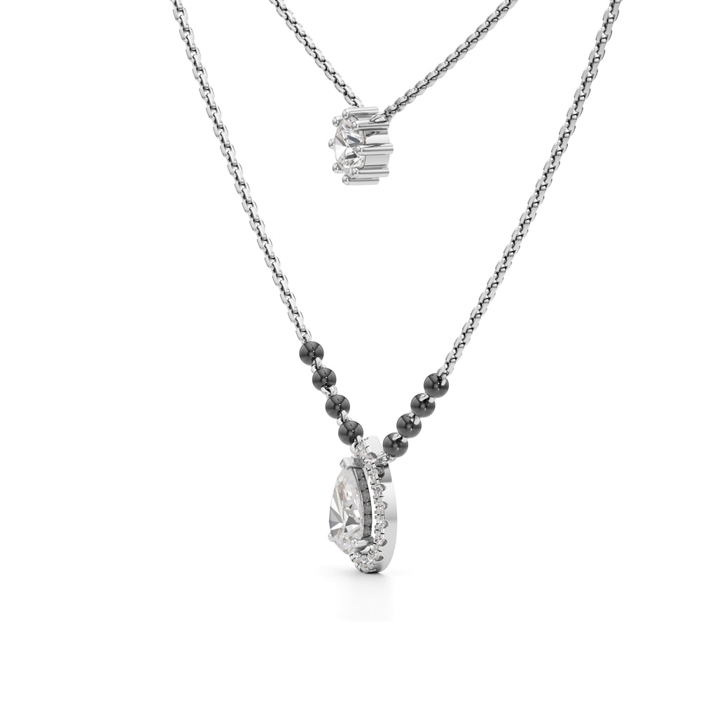 Velura Dual-Layer Diamond Mangalsutra