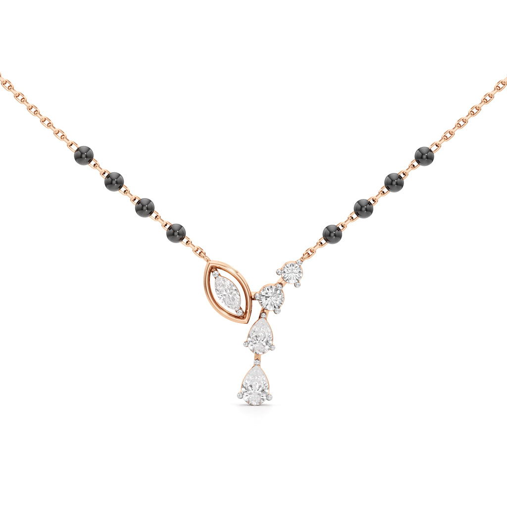 Elan Drop Diamond Mangalsutra