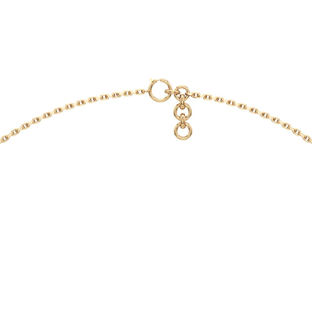 Pretty Heart 925 Silver 18K Gold Plated  Pendant Necklace